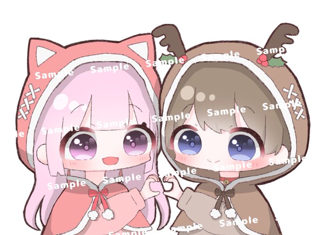 まっぴー様♡ペア画♡イラストオーダー イラストオーダー 受付中 夢絵 アイコン ペア画