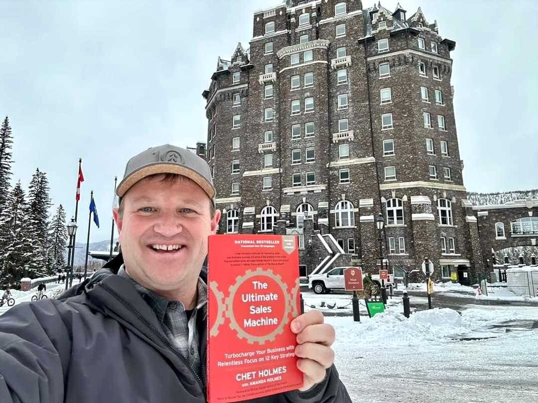 The new edition made it to Banff, Alberta, Canada!🇨🇦

Wonder where else people read it?👀

To grab a copy, go to: UltimateSalesMachine.com