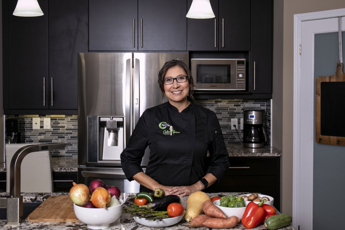 Indigenous chef Destiny Moser launches Cedar Spoon Indigenous Catering with support of <a href="/Bingemans/">Bingemans</a>: bit.ly/3uumYUG (<a href="/SylviaPondPhoto/">Sylvia Pond</a>)