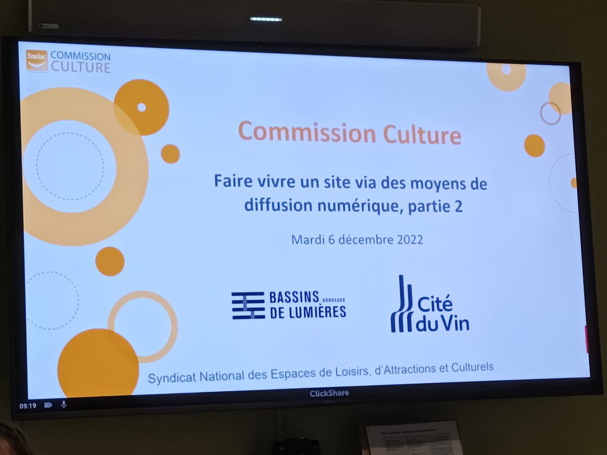 MichelRougerMR's tweet image. #Culture #Tourisme #Loisirs 
Passionnante commission culture du @snelac à la #CitéduVin de #Bordeaux et au #BassinDeLumières ! Avec les collègues de @PlaneteNAUSICAA @Parc_Vulcania @Grevin_Paris #grimmland #AventureMichelin #Micropolis #DinoZoo...