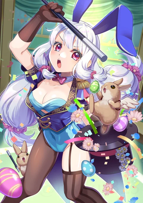 オリジナルではイースターバニー絵でした#今年も残りわずかなので今年一番伸びた絵を貼る見た絵描きさんも強制でやる 