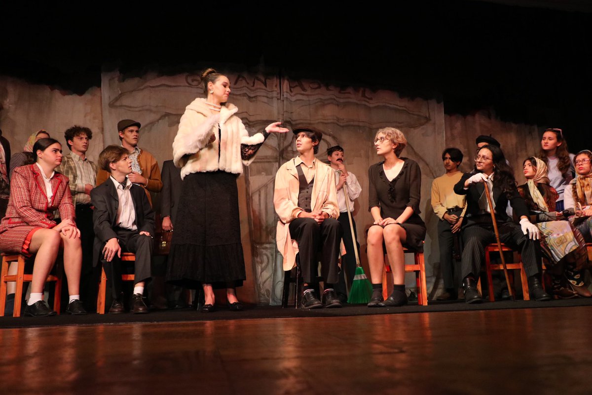 StJuliansCreate's tweet photo. @StJuliansLisbon high school students performed like professionals in a spectacular version of ‘The Visit’, directed by Keith Harle. Congratulations to all cast and crew! https://t.co/e7OHmRBjBJ