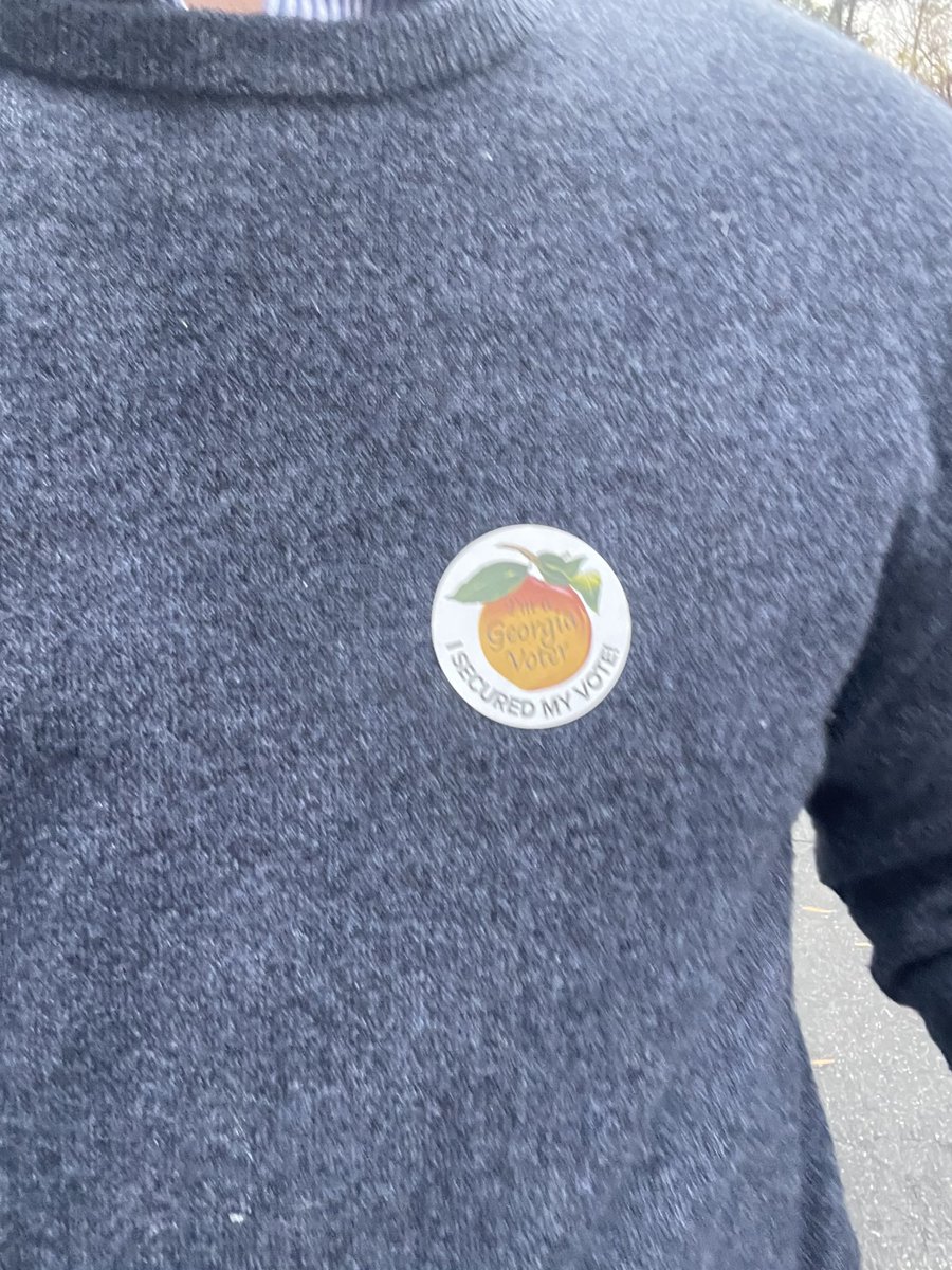 CraigLucie's tweet photo. I voted at Peachtree Presbyterian Church off Roswell and there was no line. Super easy! #VOTE https://t.co/ZOIAvgHxnJ