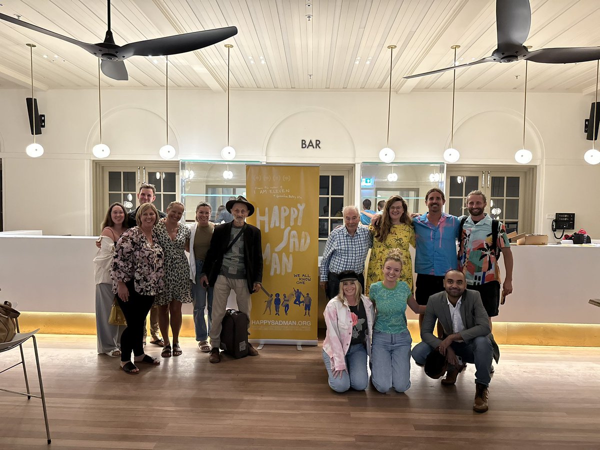 HappySadFilm's tweet photo. Bondi premiere tonight at the Bondi Pavilion. So many feels 🫶 #happysadman #documentary https://t.co/MpjGZWpTUw