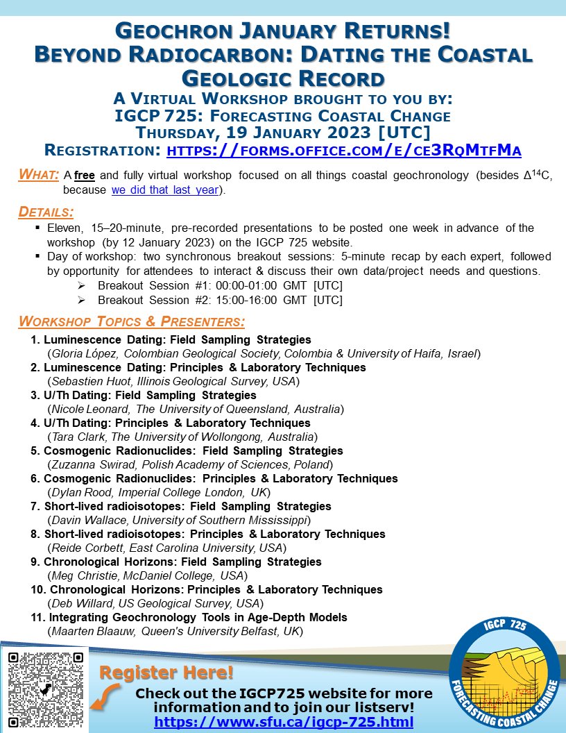 Forecasting Coastal Change: From Cores to Code tweet media