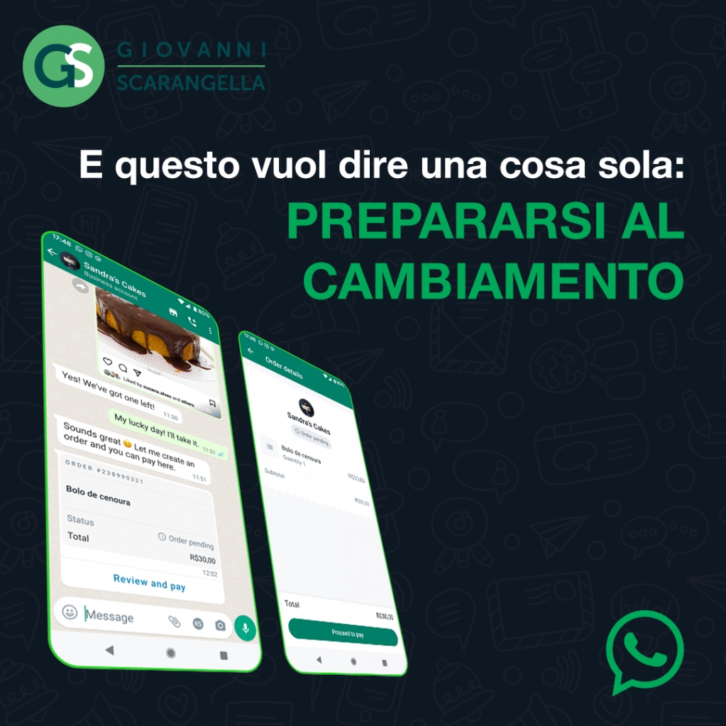 GiovanniScara's tweet photo. Comprare su Whatsapp inizia ad essere una possibilità sempre più concreta!
Scopri la News lanciata da Meta!👇
#whatsappening #whatsapp #whatsappmarketing #WhatsAppBusiness #SocialCommerce #socialcommercerevolution https://t.co/MhNIovskew