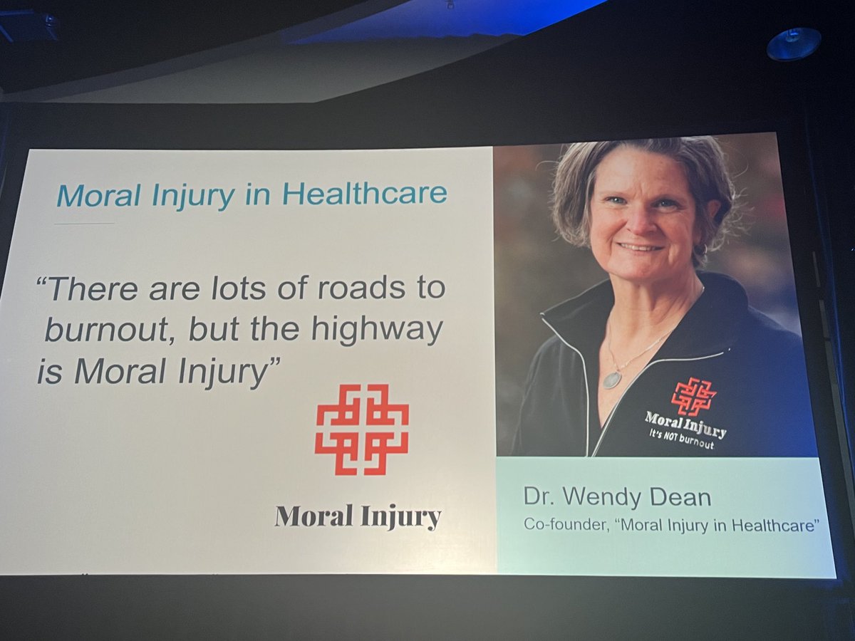 HelenBevan's tweet photo. Listening to ⁦@KedarMate⁩: “The problem is not the resilience of our workforce but is baked into the system….Moral injury is a system problem” #IHIForum https://t.co/vObMsdxAux
