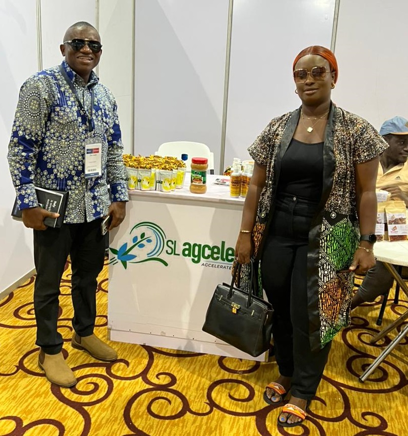 LeoneLocal's tweet photo. The Director General of the Sierra Leone Local Content Agency Attends West Africa Agrofood Conference in Ghana. See more👉: https://t.co/ahUuEsOar3 https://t.co/T2eFxvAWCs