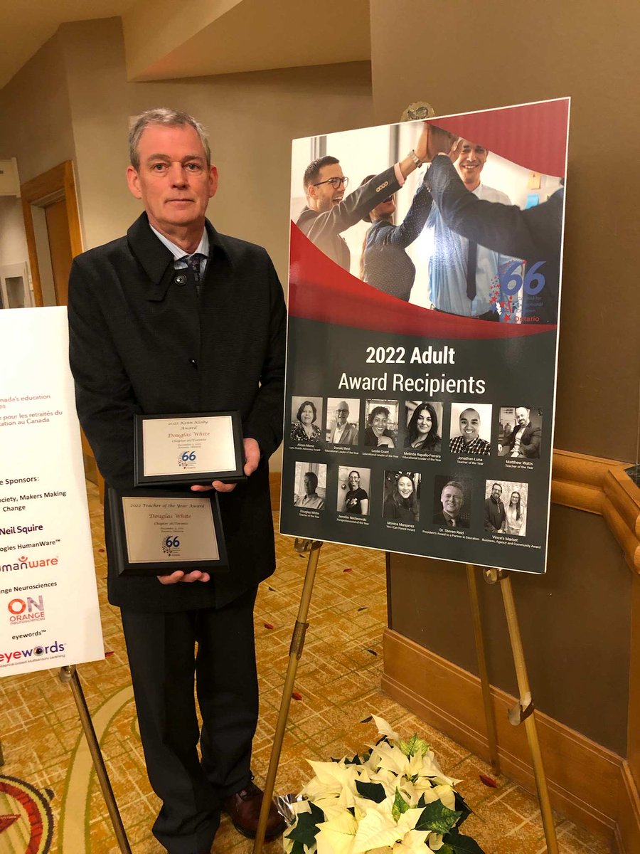 Congratulations to Mr. White. He has been recognized for his exemplary teaching skills by ontario.exceptionalchildren.org    Helping students learn how to cook and create in the kitchen. Teacher of the Year for Ontario. Next stop is the North American awards in Kentucky…