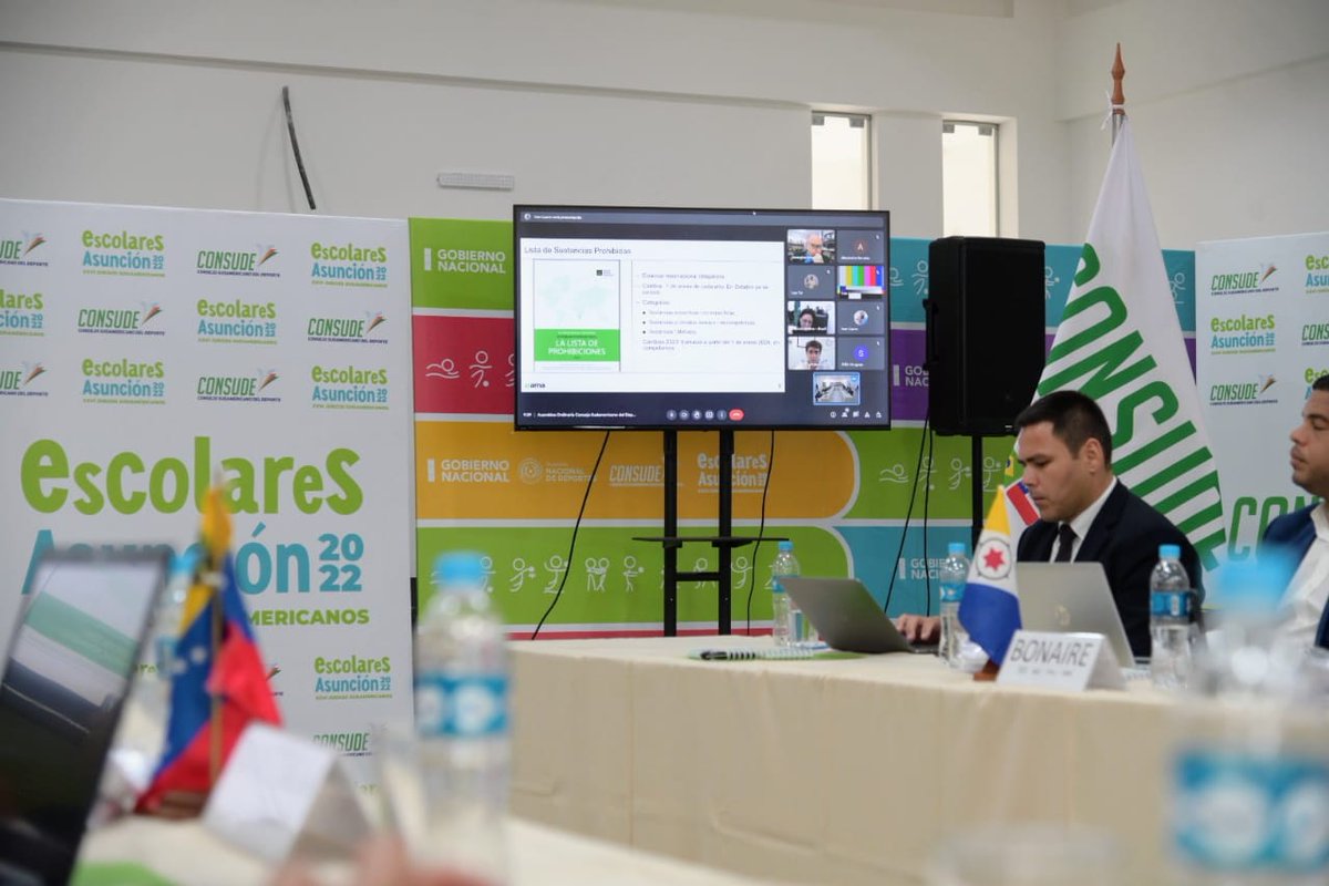 DiegoGaleanoH's tweet photo. 1️⃣ #Paraguay🇵🇾 se convierte en sede de los XXVI Juegos Sudamericanos @escolaresASU
2️⃣ Potenciamos la Comunicación Institucional del #CONSUDE con sitio web y redes sociales
3️⃣ Acompañamos permanentemente importantes reuniones de trabajo con la @wada_ama
#ElDeporteNosUne🤝🏻 https://t.co/hDviw5oyqp
