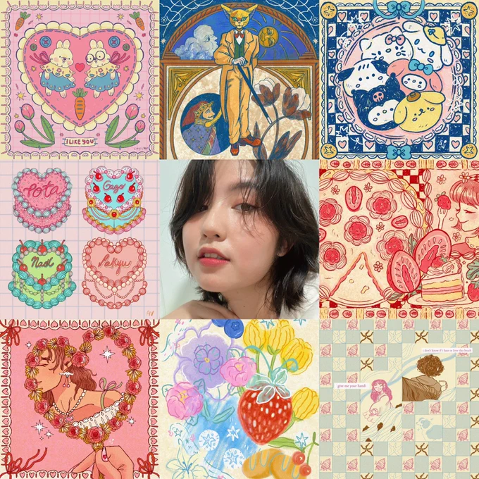 #artvsartist2022 i love myself some sweets and heart motifs 