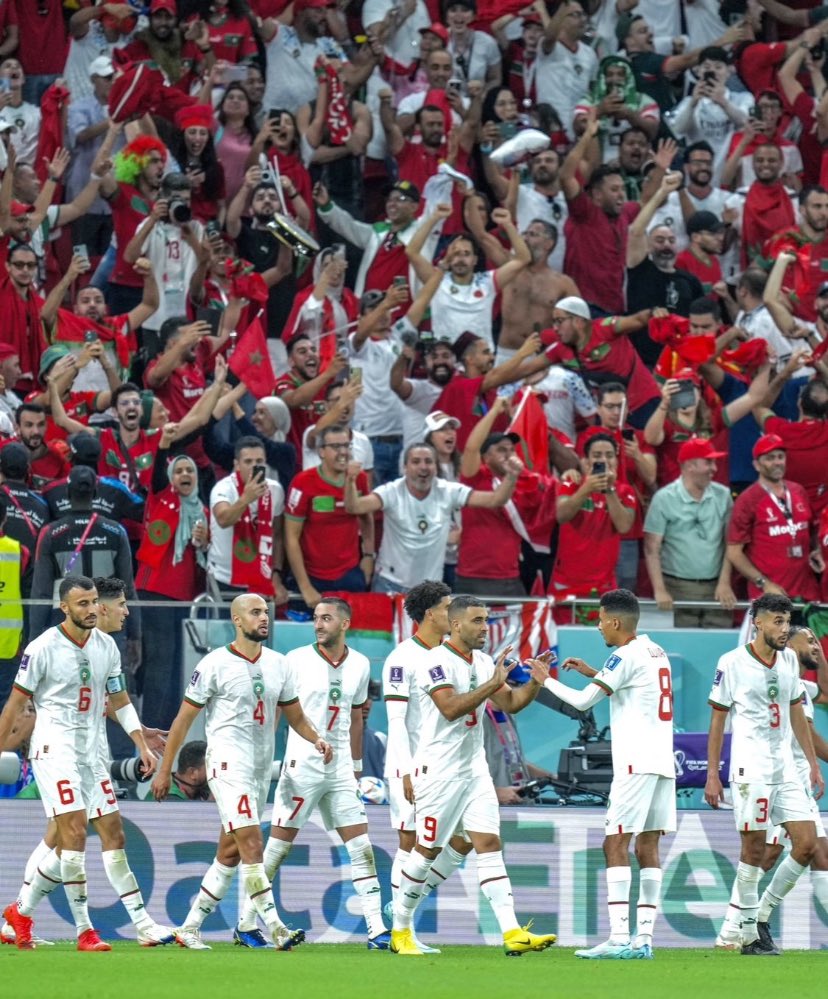 AfricaFactsZone's tweet photo. We are all supporting Morocco today

Morocco's Atlas Lions are the only African team left in the FIFA World Cup in Qatar.

They have been unbeaten in their last 8 games with 6 clean sheets, and only conceded 1 goal. https://t.co/XwGSEcDPKB