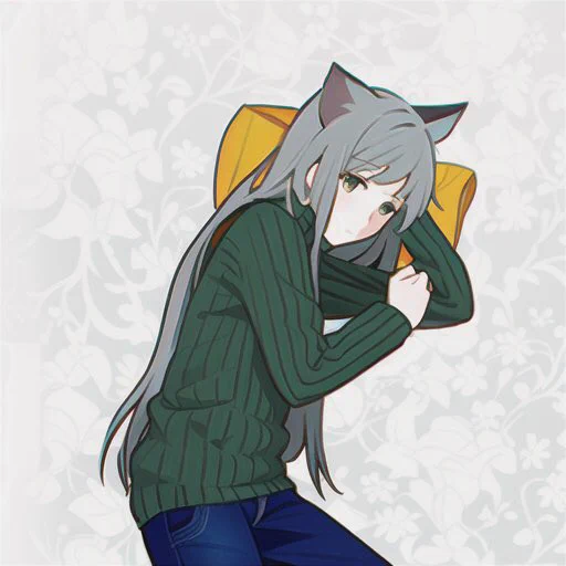 AIフィルター通したら猫さん(クソネミの姿 
