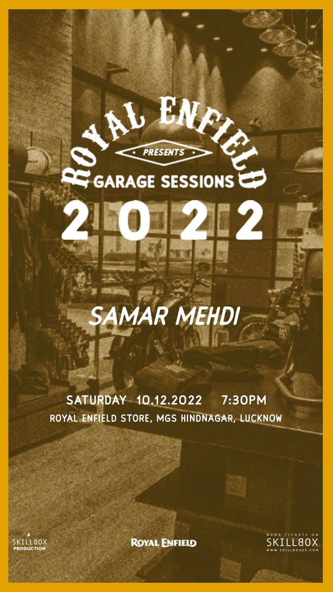somearemighty's tweet photo. See you on 10th, Lucknow!
@royalenfield
@SkillBoxIndia

Tickets:
https://t.co/Xo3ALpeteC https://t.co/Bc3gQCWdLT