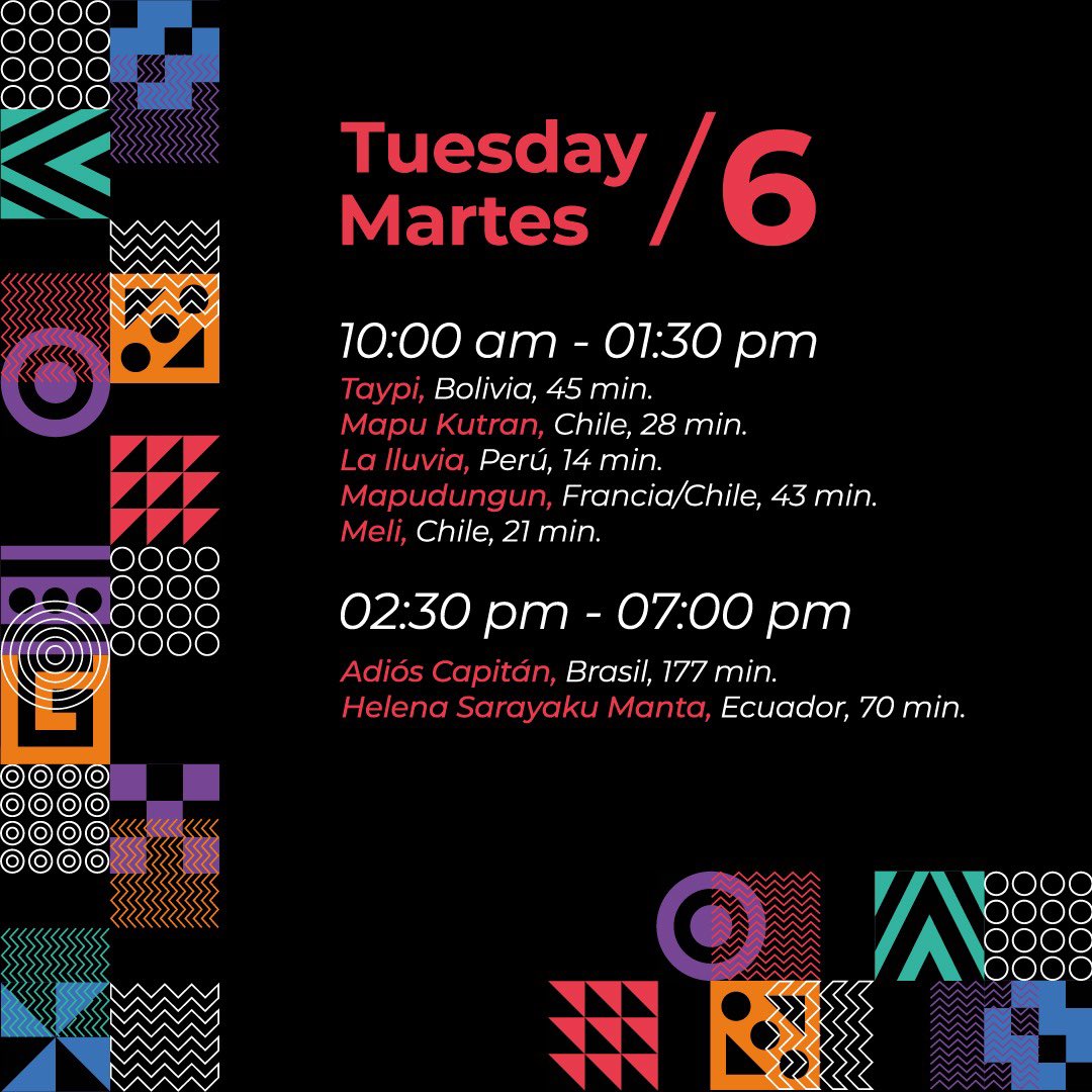 En 15 minutos tenemos una nueva exhibición en el Ciclo de Cine! 
Mapu Kutran, cortometraje dirigido por Roberto Urzua. <a href="/CentroCIIR/">CIIR</a> <a href="/cineindigena/">Cine+Video Indigena</a> 
#achs2022