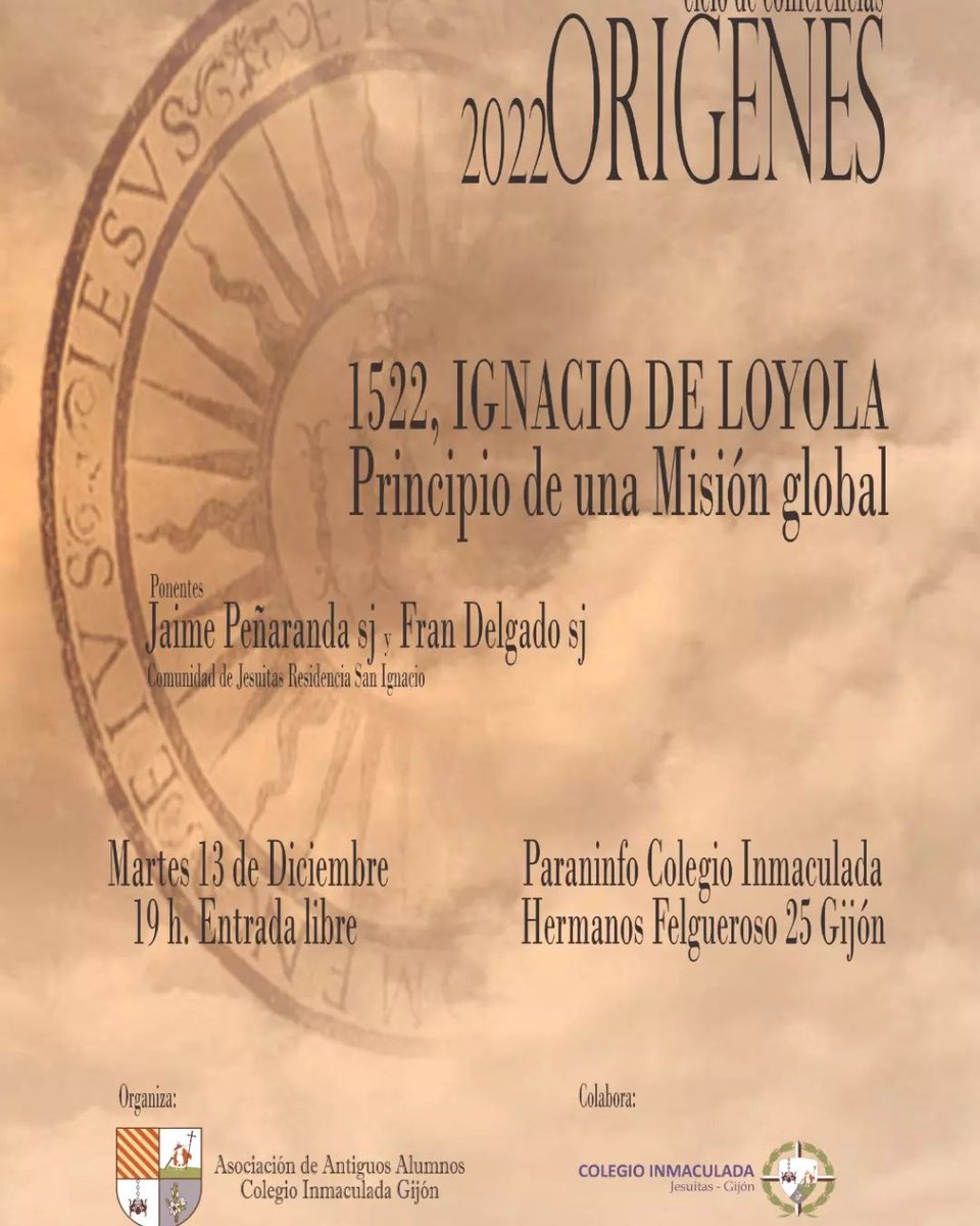 AAACoinma's tweet photo. Conferencia 1522 Ignacio de Loyola principio de una Misión global - https://t.co/lbAG5nVzTB https://t.co/ccRyjLCJzm