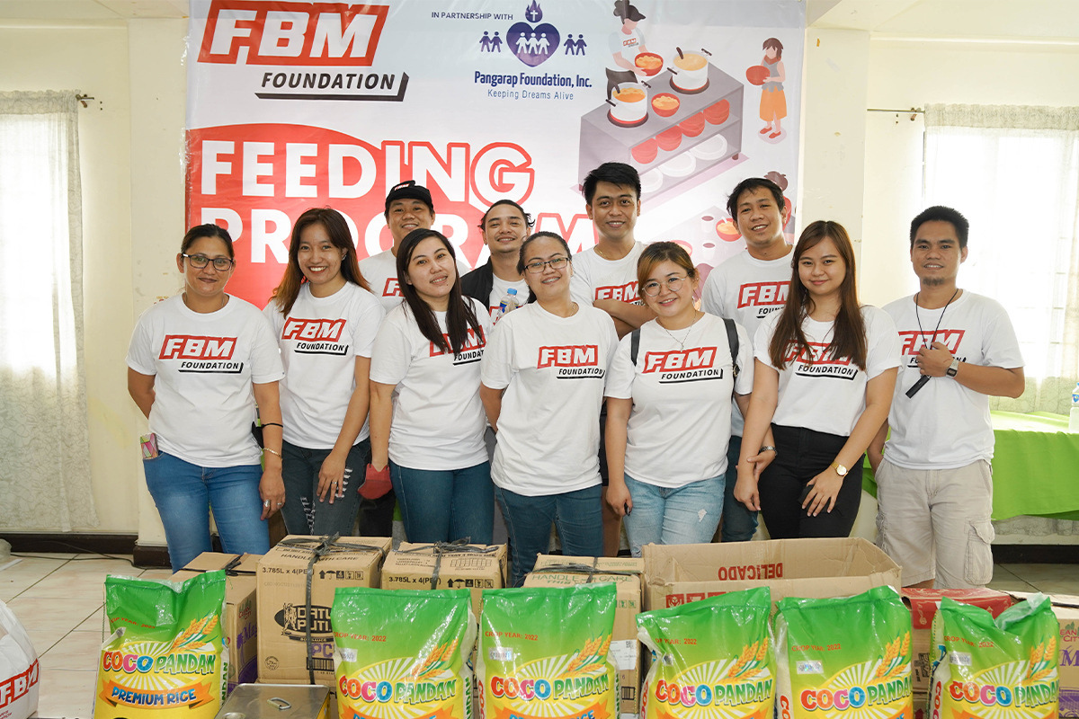#FBM Foundation and Pangarap Foundation boost youth nutrition with a feeding program initiative in Cavite


