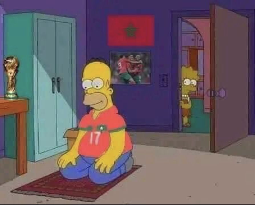 TrollFootball's tweet photo. Morocco fans right now https://t.co/ZM3KzLIyPh