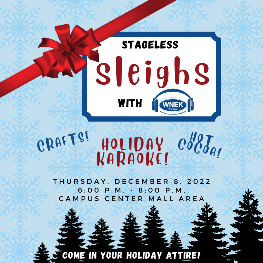 WNE_Involvement's tweet photo. Join the Stageless Players and WNEK for crafts, holiday karaoke, and hot cocoa! https://t.co/4JsHTN2Fmk
