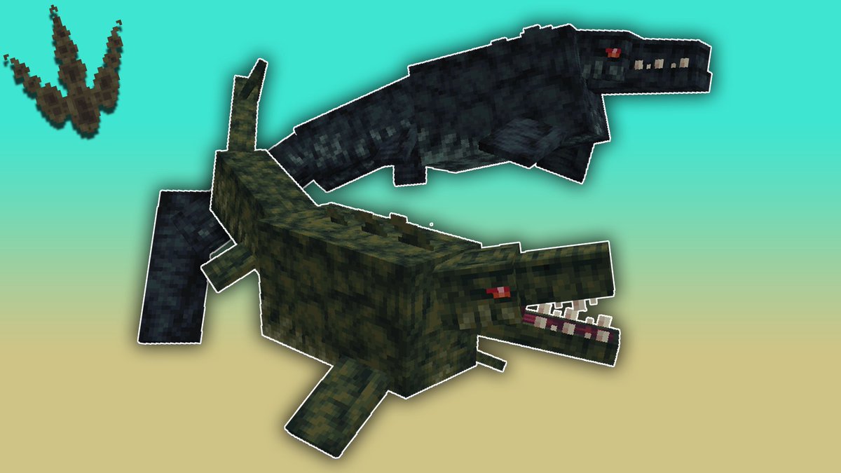 FossilJrn's tweet photo. Heyho people of the internet, we aren't dead, say hello to the new Mosasaurus by @BlackbirdieAnt! Image editing by @DaBritishFrog.

#mosasaurus #dinosaur #Minecraft https://t.co/LRlAXFxo6m