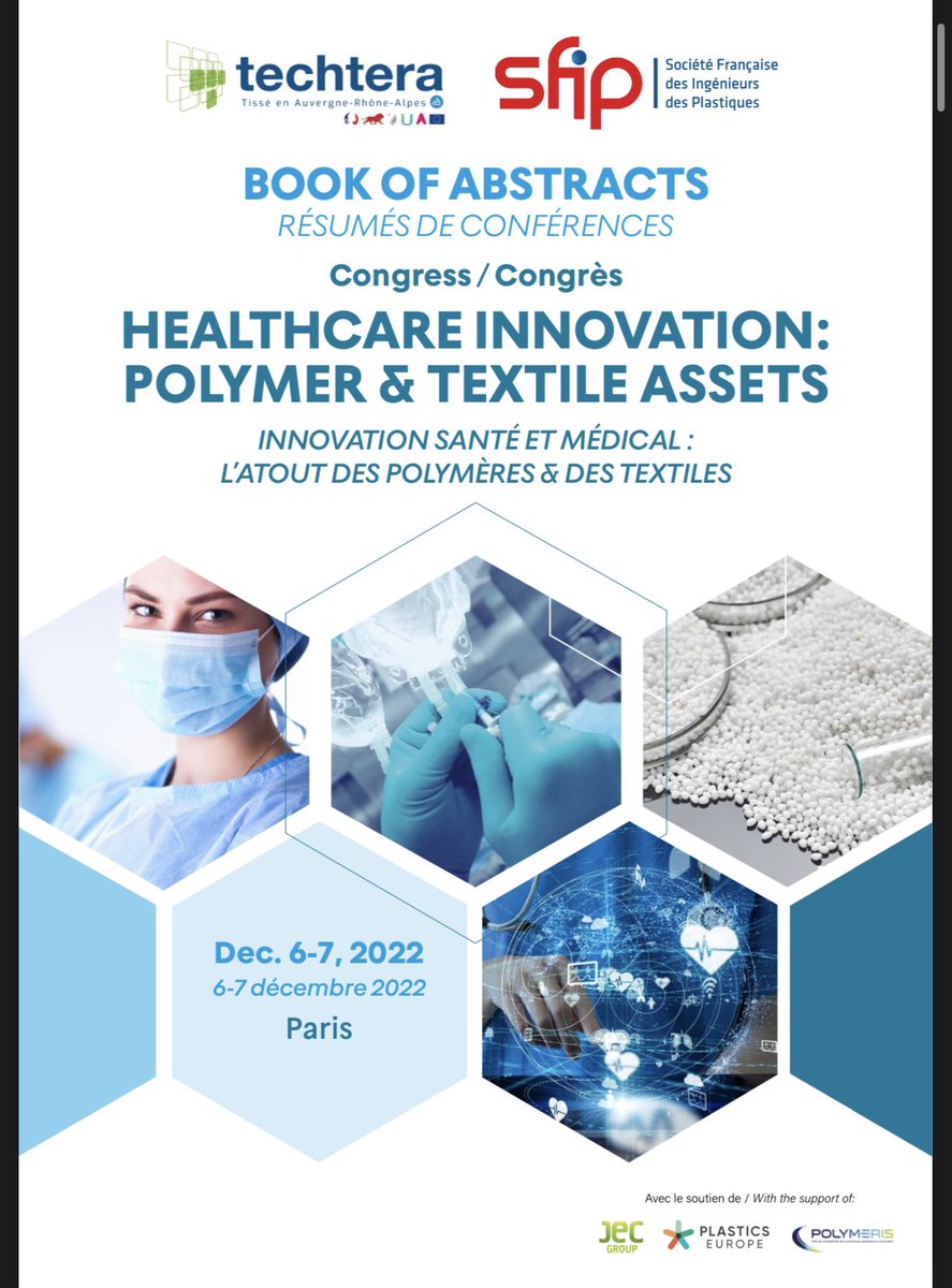 PulchraMee's tweet photo. @biofilmMan and myself are attending Healthcare innovation: Polymer &amp; Textiles Assets.
We started today with the session textiles &amp; materials where I presented @SparthaMedical technology (New innovative antimicrobial and biocompatible coatings applications for medical devices) https://t.co/WRAkrE89Gv