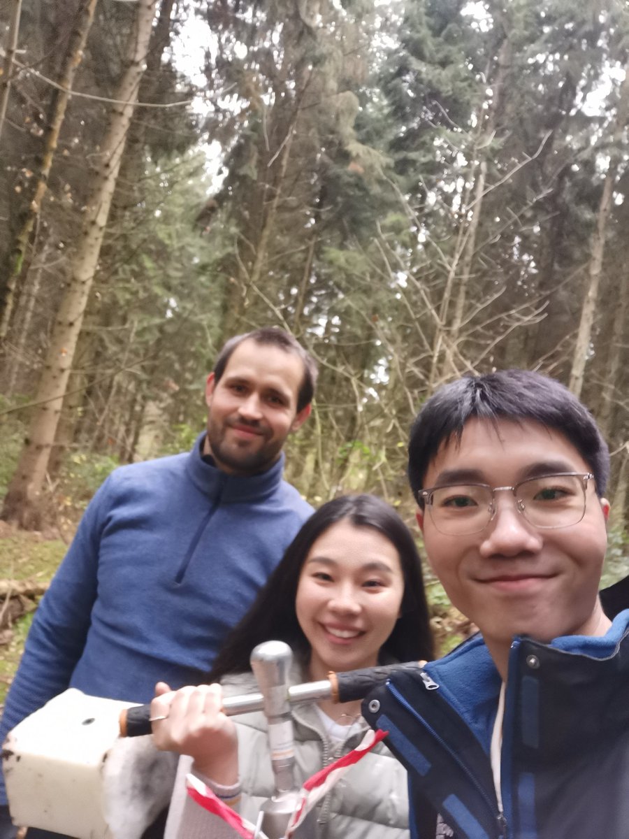 From autumn to winter🍃🍂, I finally got all of my re-sampling fieldwork done🤩. 240 soil cores collected(20 chronosequences· 3 replicates· 4 directions). Big thanks for my great support team @TobiasRlund ,Lumei, Yuan, Benedicte, Sebastian😘😘.Ready for the following experiments.