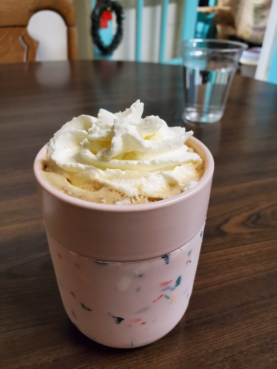 Rainy day treat yo self. 🌧☕️