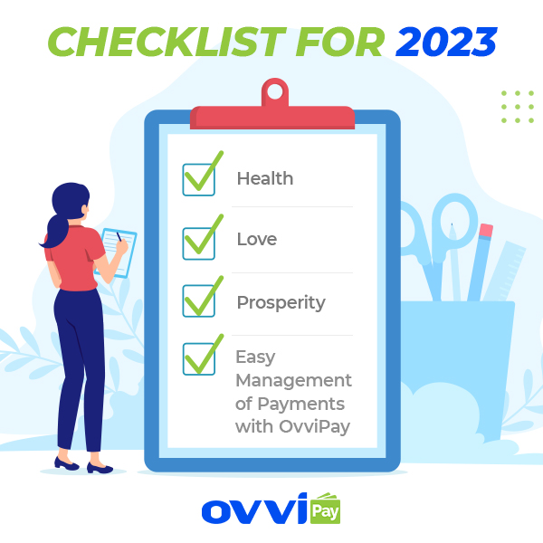 ovvipay's tweet photo. From old checklist to new, OvviPay wishes you a happy and secure new year. 

#ovvipay #ovvipaycanada #canada #newyear #happynewyear #goals #checklist #opportunities #goodbye2022 #newyear #dec #newyearseve #newyearsresolution #secure #paymentmanagement #love #prosperity #health https://t.co/sNefGRoViS