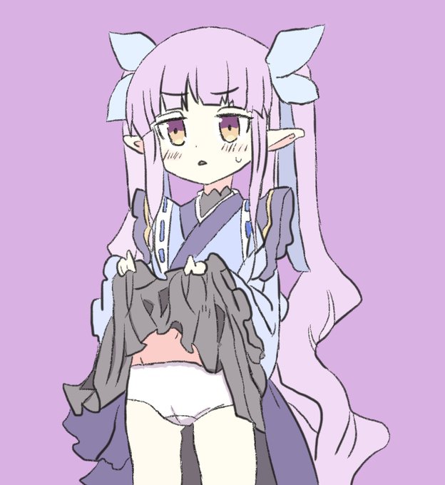 おパンツみせてくれるキョウカちゃん! #今年も残りわずかなので今年一番伸びた絵を貼る 