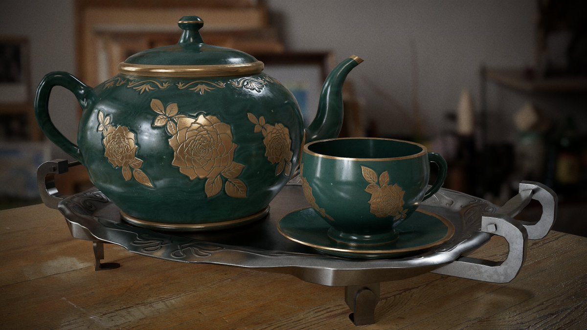 DemnStone's tweet photo. Vintage Cup Set.
Some New Props in my free time. #gameart #propart https://t.co/L3ojvMZ8mc