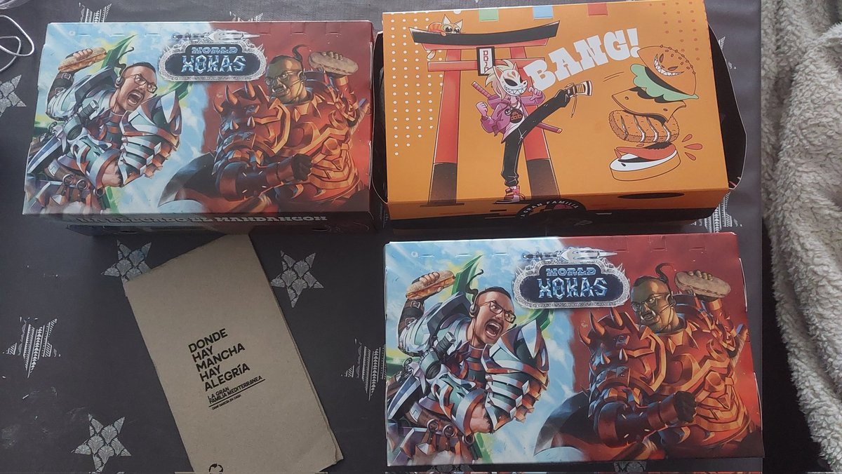 Esto es una auténtica pasada <a href="/elxokas/">XOKAS</a> y <a href="/Rubiu5/">elrubius</a> yo y mí papá cada uno con un Mandangón ( 🐔 y 🍔 ) y mí mamá con un Mad Kimchi Burger Dojo Rubius.... mega recomendable aventurerosss
<a href="/legolas688/">Angel Suarez Peña</a> <a href="/SilviaArenas1/">Silvia Arenas</a>