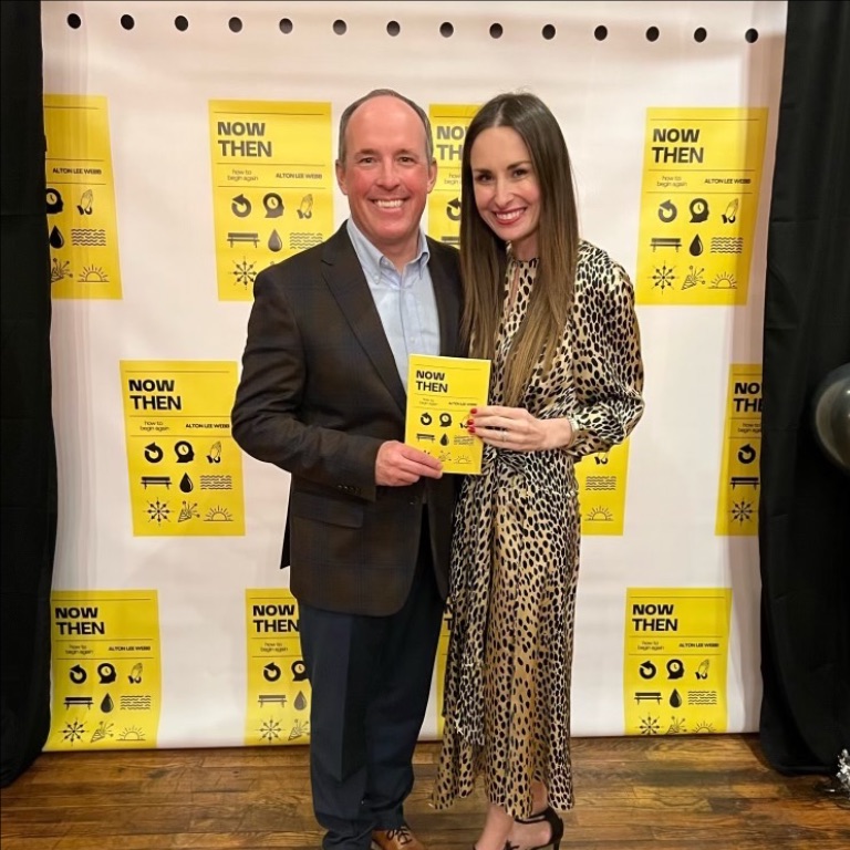 TeamNowThen's tweet photo. READY...SET...LAUNCH!  Now Then has been published and available to purchase! Just in time for the New Year, Now Then helps us to find our starting point.  We can't wait to hear your stories! #nowthenbook @altonleewebb @rwsquared https://t.co/OVEtZGLzxn