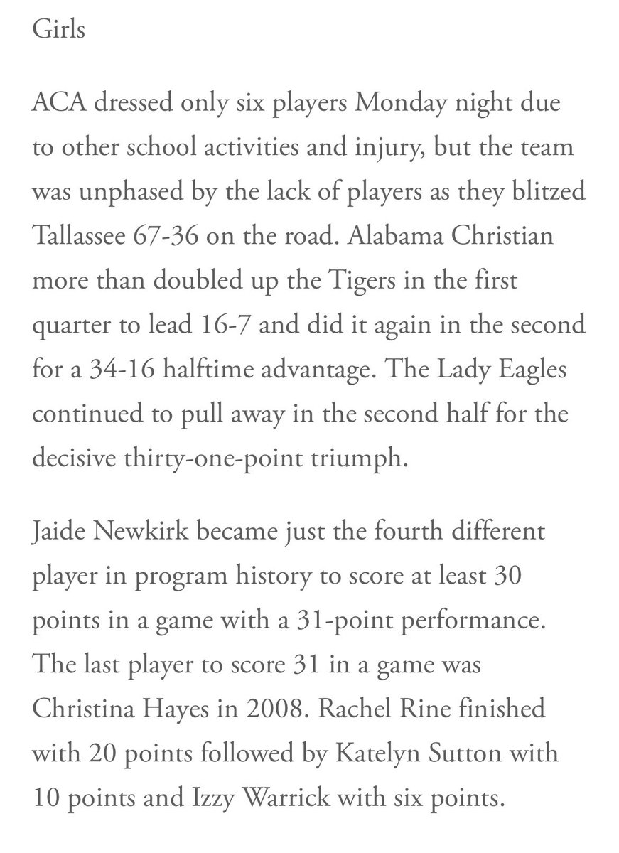 JaideNewkirk's tweet photo. good win against tallassee last night! I had 31 points against them. @ALStarzHook2025 @ballindsouth @pghalabama @AuburnWBB https://t.co/mjOG2GQrrw