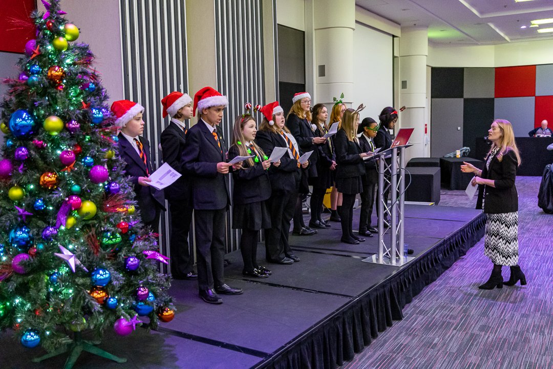CHS_Careers's tweet photo. Our @CockshutHillSch choir performing at The NEC for their annual OAP Christmas Gala. Great confidence and resilience shown with over 400 people in attendance for our most vulnerable elderly in our community #communitylinks  #strengtheningemployerlinks #futurestars GBM3,5,6 https://t.co/CnpgKH6mSV