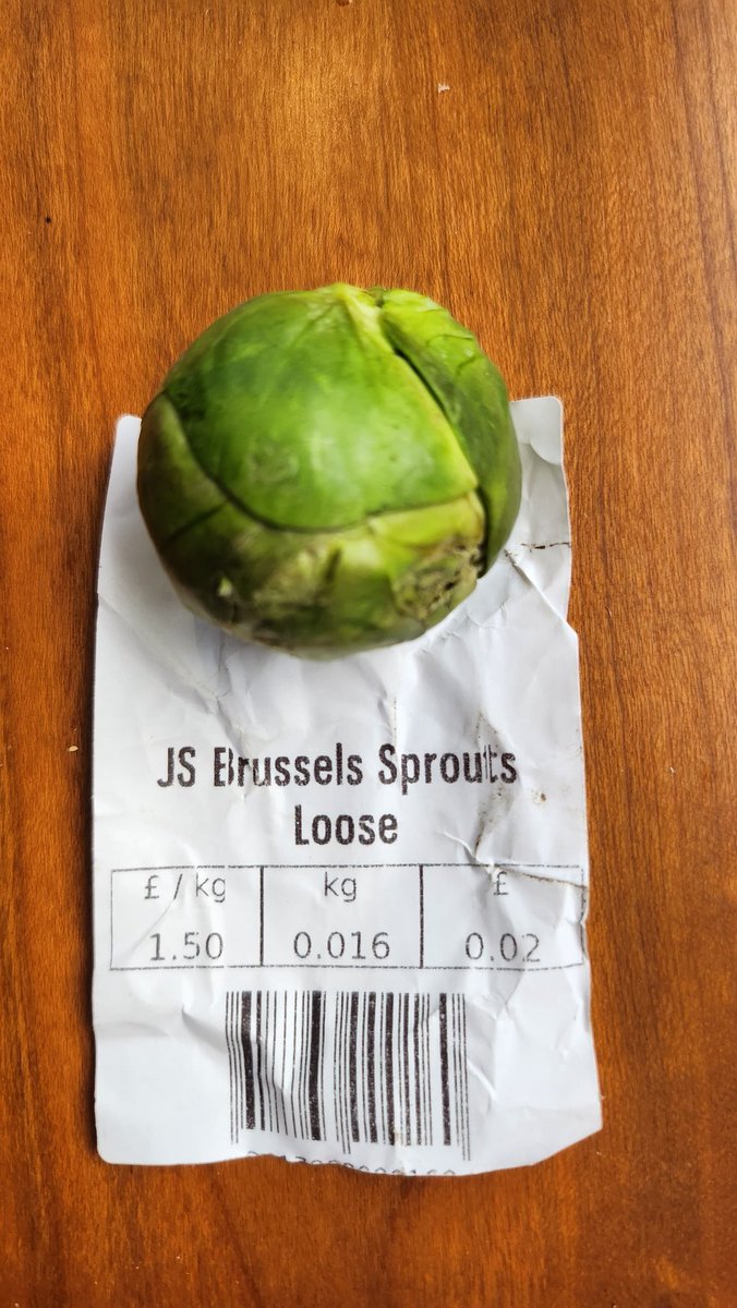 Classic online fail!! Just the one Brussell Sprout!

#EpicFail #sainsburys