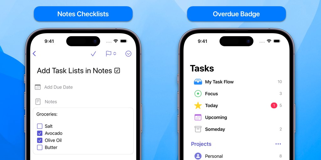 Task Flow: Tasks and To-Do Lists tweet media