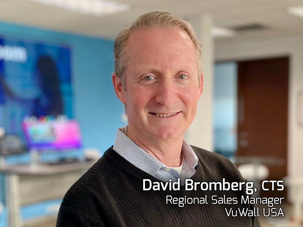.@VuWall today announced the appointment of David Bromberg, CTS, as Regional Sales Manager of Western USA - bit.ly/3h0xW0X