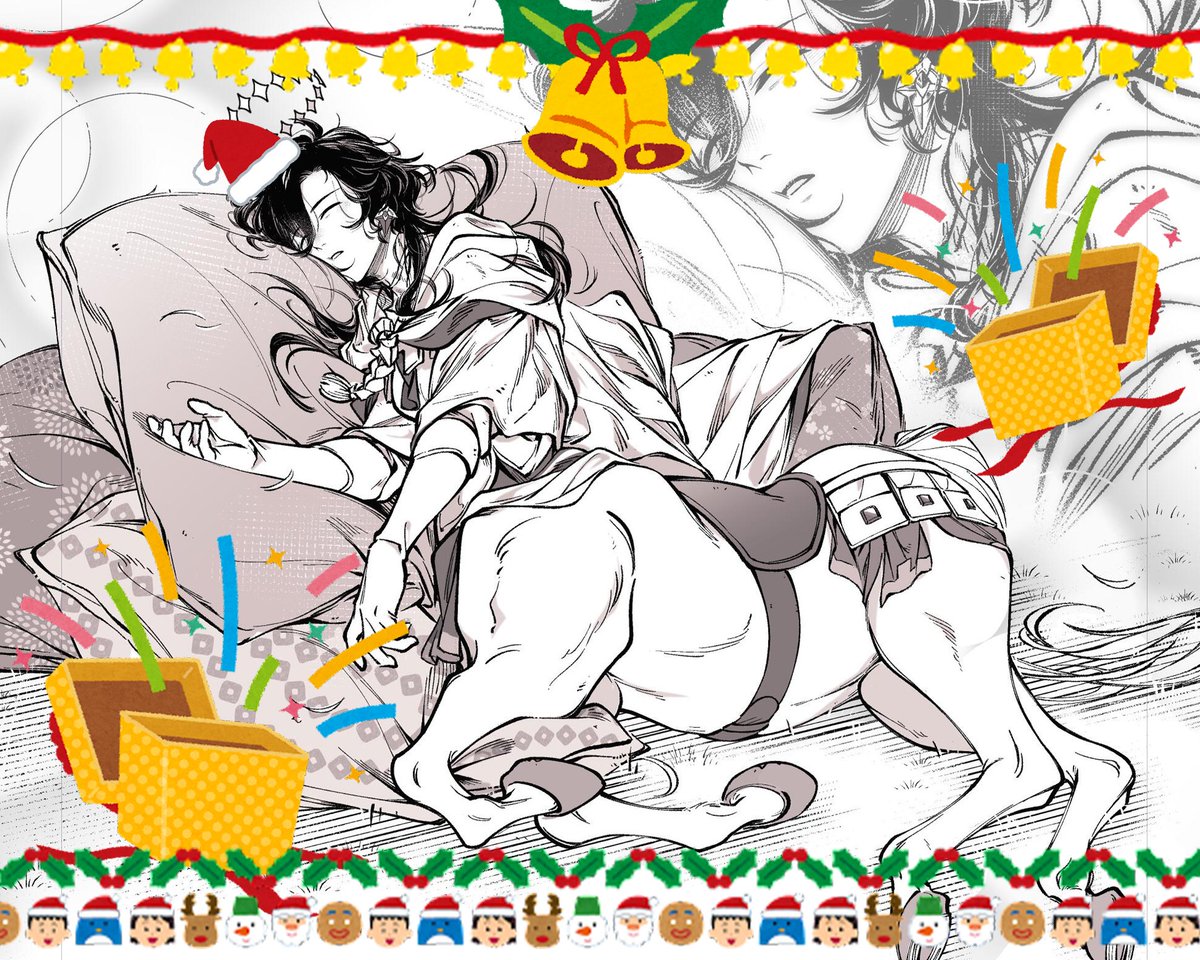 可愛すぎて手が勝手に!!!🐎🎄 