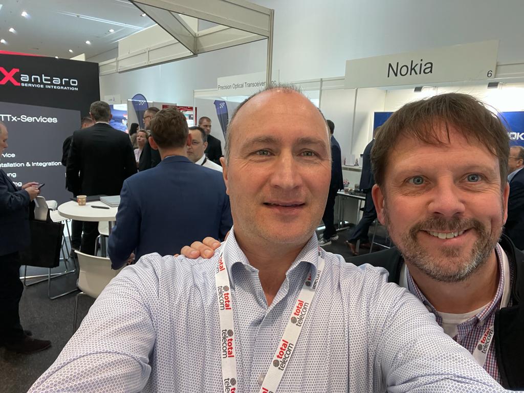 NetPmd's tweet photo. Great to be here at #ConnectedGermany in Mainz. Darren Mann and Patrik Lowenborg are chatting with industry experts discussing the road to full-fibre for Germany, the challenges ahead and future partnerships.
#events #partnerships #fullfiber #emea https://t.co/S5WkcBfn53