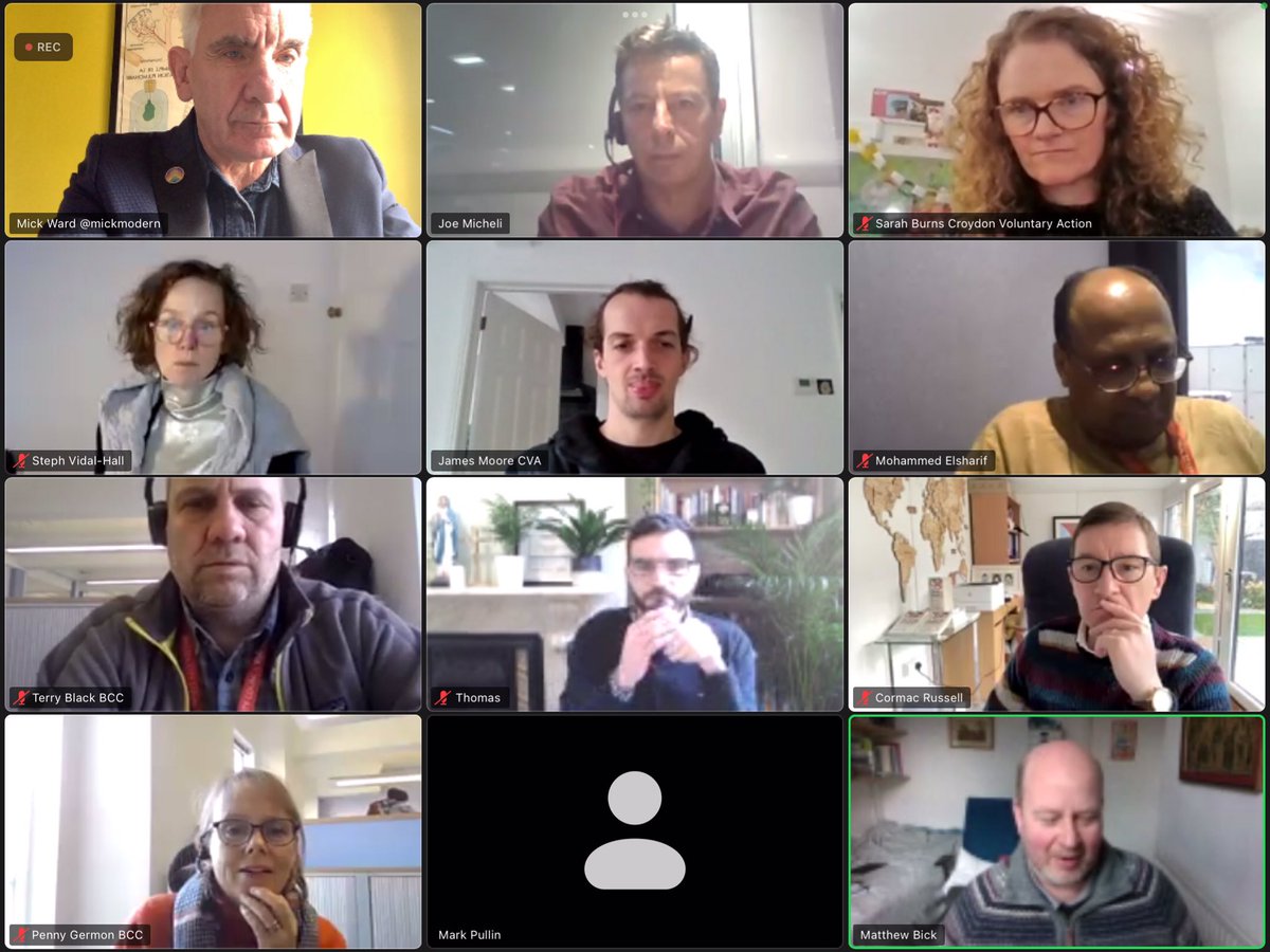mickmodern's tweet photo. Good meeting of UK and Ireland ABCD Network today.   Discussing different frameworks for managing and supporting Community Builders.  Thanks @PennyGermonBCC and team at Bristol. @joemicheli94 from @CityofYork  Sarah and James from @CroydonVA https://t.co/KKG3Lq981o