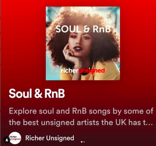 RachelleMusica's tweet photo. Thank you to @richerunsigned @RicherSounds  for adding me to their Soul RnB playlist. Listen here: https://t.co/gP893iq6Y1 #uktalent #richaerunsigned #artistoftheweek #richersounds #rachellefisher https://t.co/cJW5xLMCVS