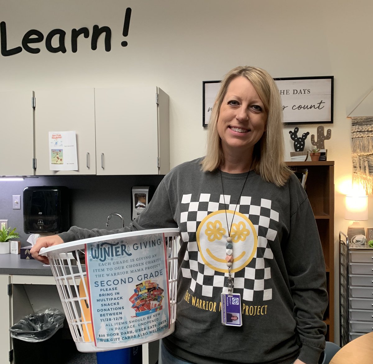 We are still collecting for our Winter Giving Party to support Warrior Mama Project! #mymisd #youbelonginmisd #walelm