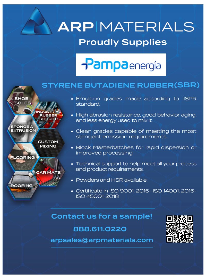 arp_materials's tweet photo. Styrene-butadiene can cover multiple areas that will surely fill those business gaps.

Contact us today for a quote!

 #Rubberindustry #Rubber #RawMaterialsSupplier #arpmaterials #application #plastics #distribution #productmanagement #sales #customersupport
#Pampaenergia https://t.co/yl2Jh0G7YI