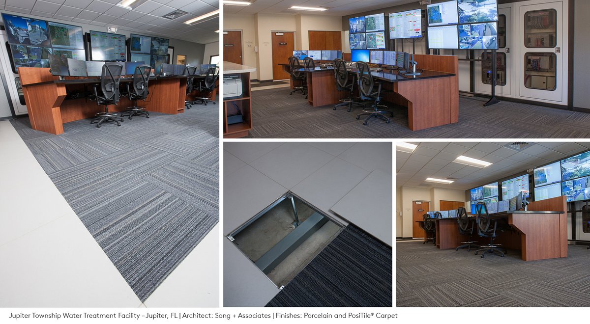 Tate_Inc's tweet photo. December marks the five-year anniversary of the Jupiter Township Water Treatment Facility update. The building was originally designed in 1989 using raised floors with UFSD. During the update, the architect kept the system &amp; upgraded it with new finishes. https://t.co/uBzhWPTS91 https://t.co/3NVFuJqZob