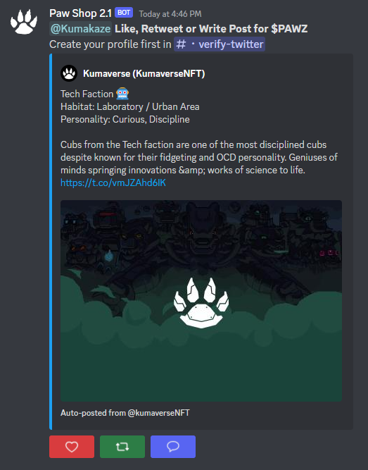 Kumaverse tweet media