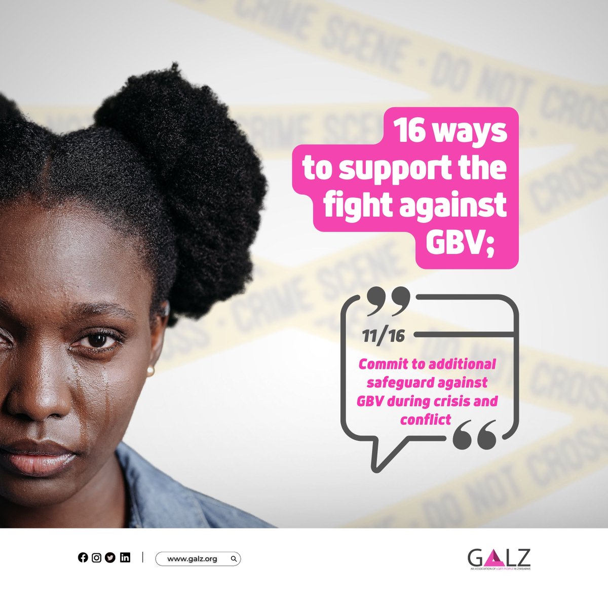galzinf's tweet photo. Ways to support the fight against GBV;
i)Commit to additional safeguard against GBV during crisis and conflict.
ii) Engage men as allies and partners in the fight against GBV.
#16daysofactivism #EndGBV #StopAllFormsOfViolence https://t.co/3Sfn2BCRSc