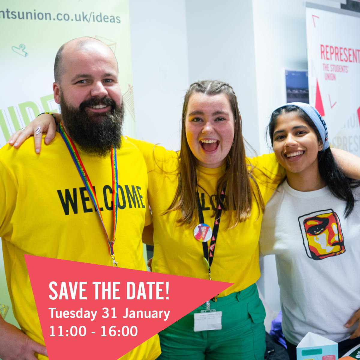 TheSUatUWE's tweet photo. 🔔 Save the date! 🔔

On Tuesday 31 January 11:00 - 16:00 we'll be holding our Welcome Back Fair at Bower campus, full of exciting activities and information.

Plus, we want to know what activities you want to see there! Share your ideas in the comments 👇 https://t.co/wOVDAjlLLs