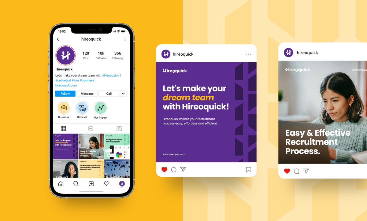 worldbrandesign's tweet photo. WebMob Technologies @webmobtech - Brand Identity for Hireoquick An Online Recruitment Platform
.
https://t.co/71xvVw7KgM
.
#branding #branddesign #inhousedesign #graphicdesign #logodesign #campaigndesign #packagingdesign #worldbranddesign https://t.co/h9BLs689aV