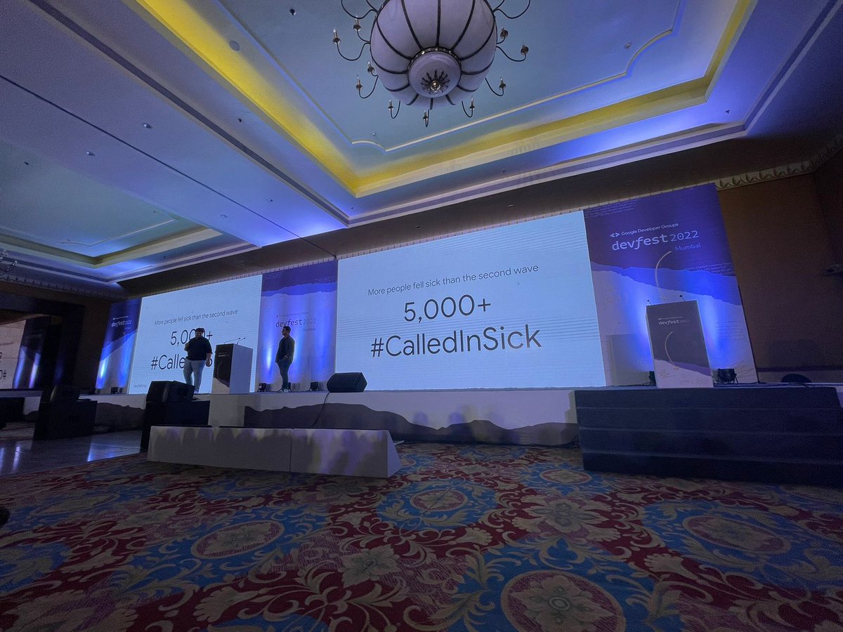 Had an amazing experience at Devfest Mumbai 2022, met awesome speakers and folks out there. ✨🚀

#Devfest2022 <a href="/gdgmad/">GDG MAD</a> <a href="/TheLalitGroup/">The LaLiT Hotels, Palaces & Resorts</a>