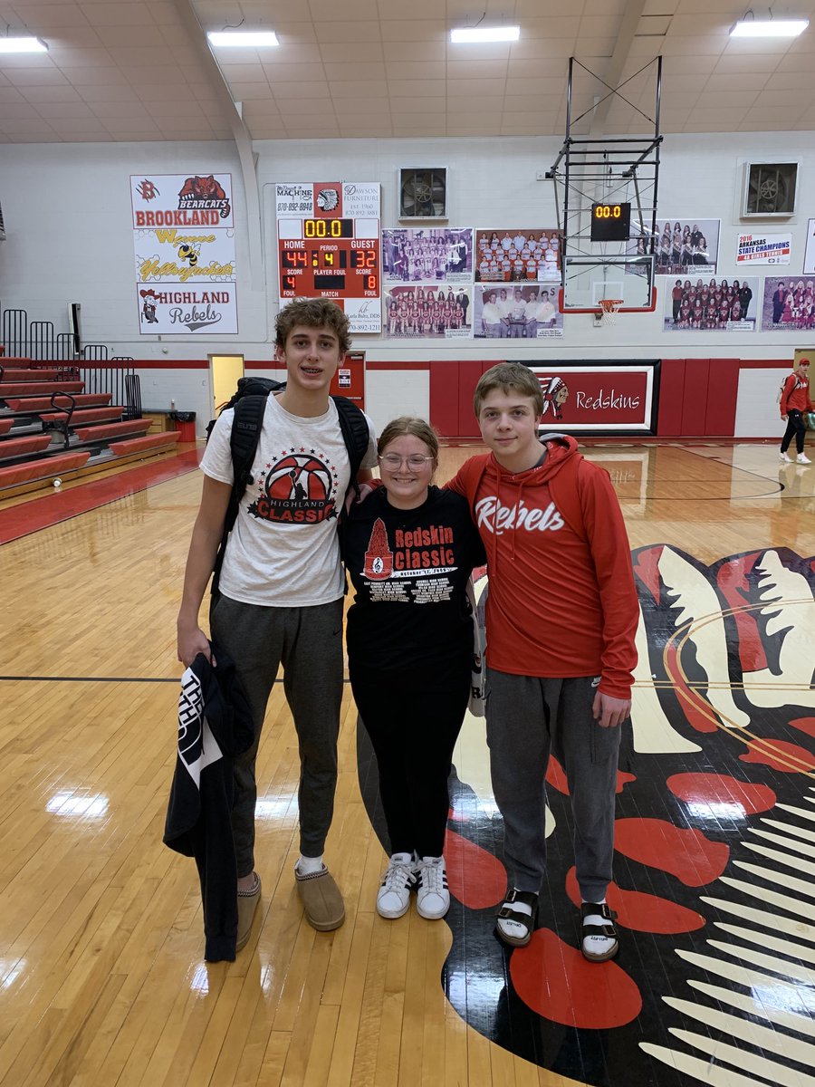 Tough game last night at Pocahontas but Kendall and Edmond got to see their cousin McKenzie.